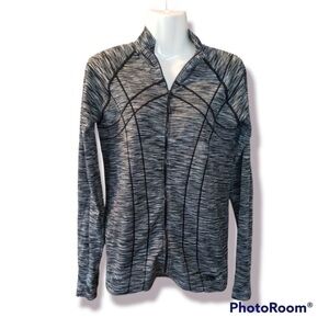 Marika Zip-up Fitted Top Size L